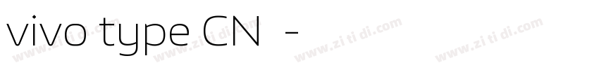 vivo type CN简字体转换